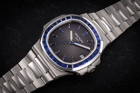 patek philippe nautilus sapphire bezel|patek philippe nautilus 5711.